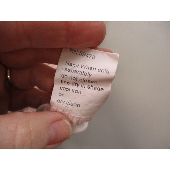 Elena Baldi Silk Top Women Small Crochet Lace Lagenlook Coquette Romantic Pastel - Picture 15 of 16